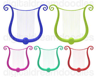 340x270 Piano Harp Clipart