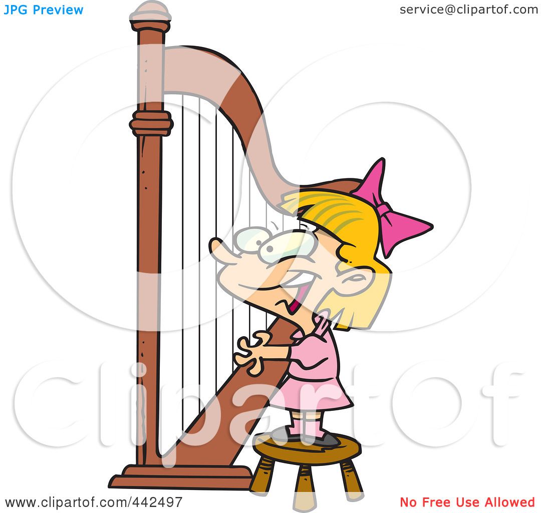 1080x1024 Royalty Free (Rf) Clip Art Illustration Of A Cartoon Girl Playing