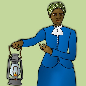 350x350 Harriet Tubman Clipart And Paper Dolls By Teacher's Palette Tpt