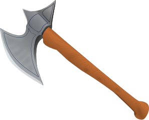 297x239 Battle Ax Clip Art