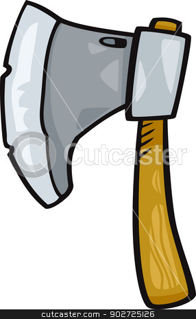 286x464 Axe Clip Art Cartoon Illustration Stock Vector