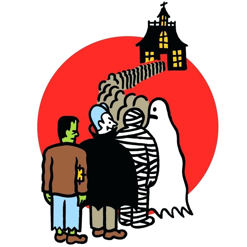 800x800 Cute Haunted House Clipart