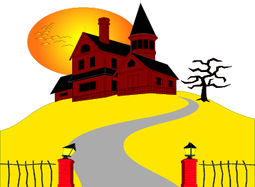 368x270 Haunted House Clip Art