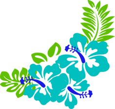 236x224 Hawaiian Flowers Clip Art