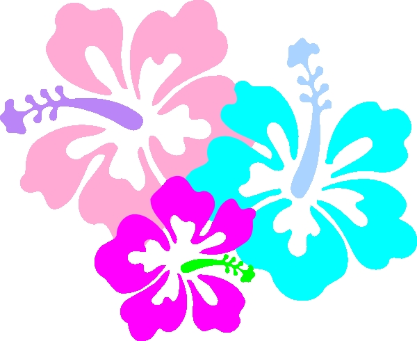 600x490 Hawaii Flowers Clip Art