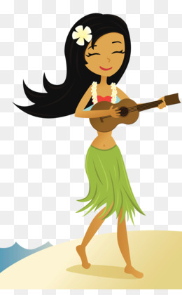 260x420 Ukulele Hula Clip Art