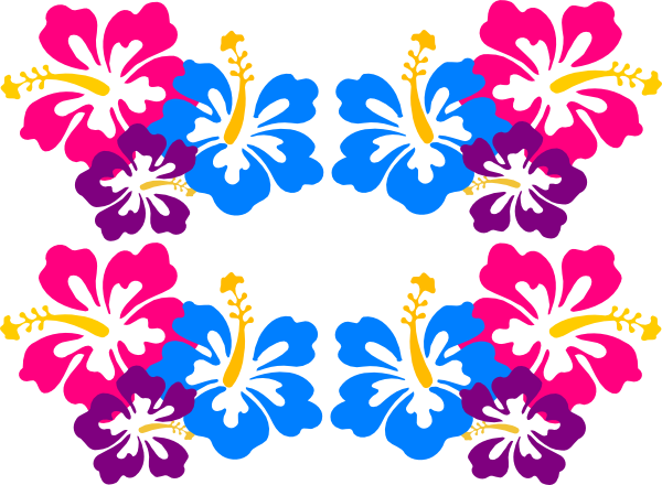 600x440 Tropical Free Hawaiian Clip Art Flower Luau