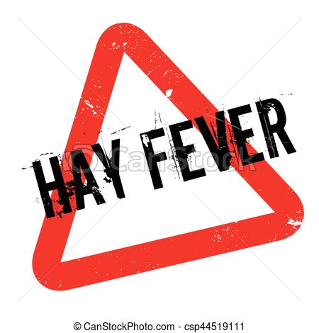450x470 Hay Fever Rubber Stamp. Grunge Design With Dust Scratches
