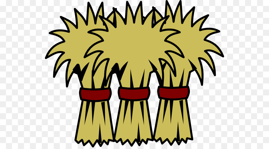 900x500 Haystack Cattle Clip Art