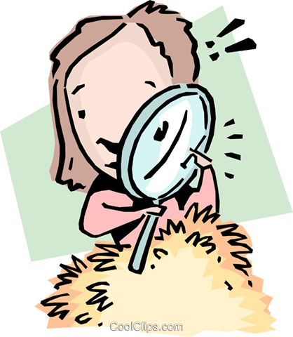418x480 Looking For A Needle In A Haystack Royalty Free Vector Clip Art