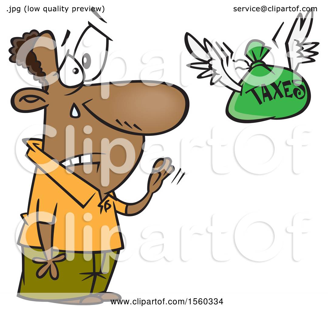 1080x1024 Clipart Of A Cartoon Black Man Shedding A Tear As He Sends His