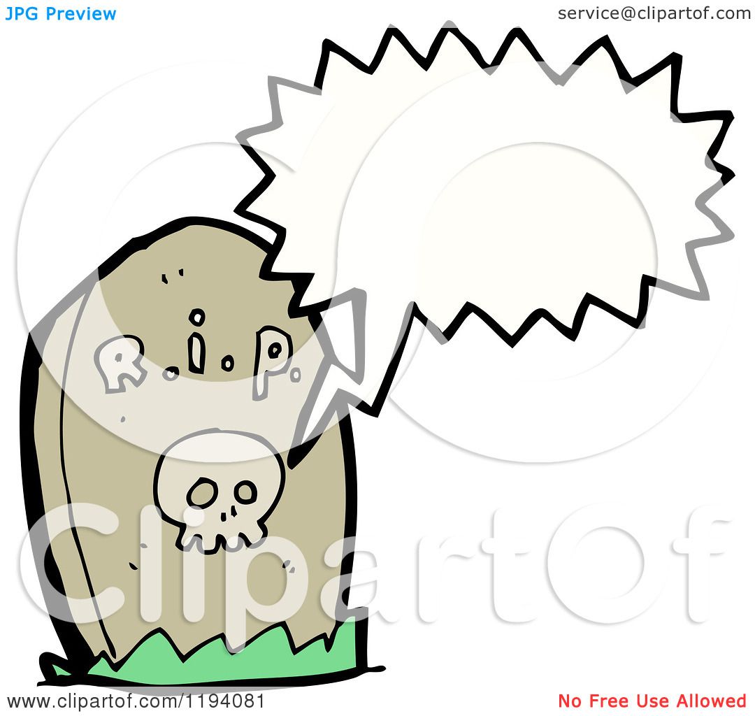 1080x1024 Cartoon Of A Headstone Speaking