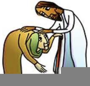 300x289 Healing Crippled Woman Clipart Free Images