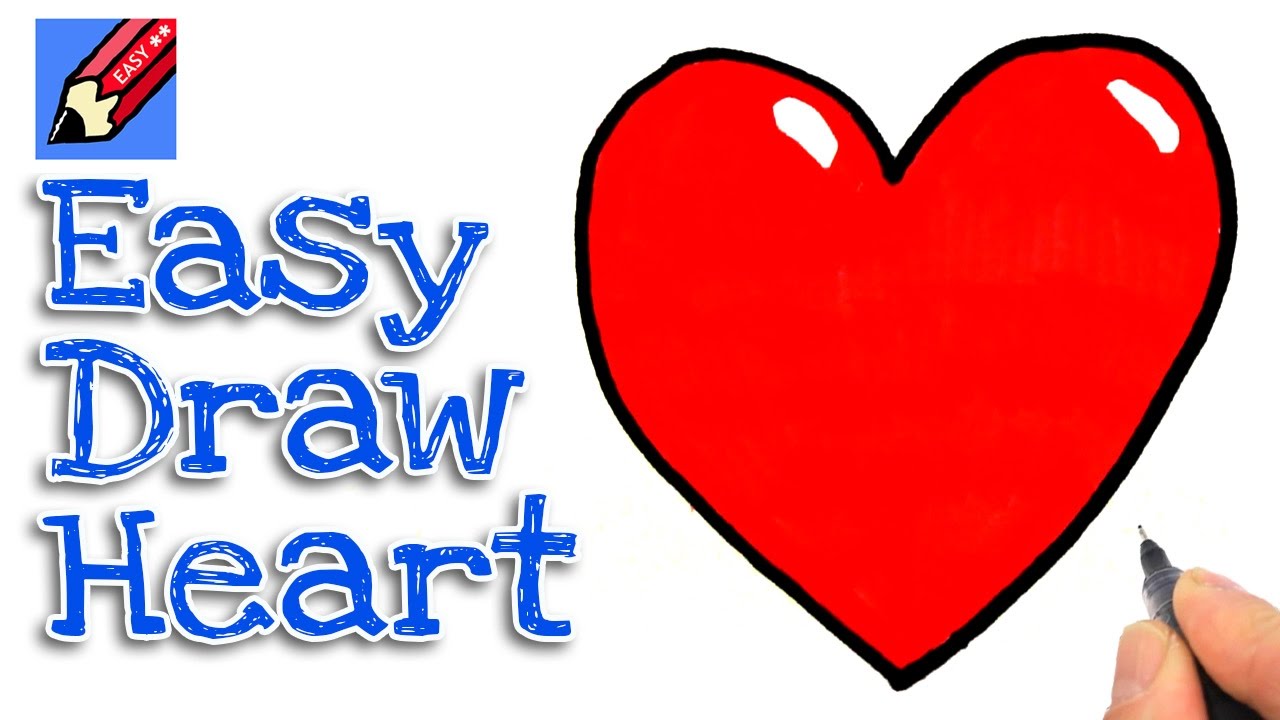 1280x720 Real Heart How To Draw A Heart Real Easy For Kids And Beginners