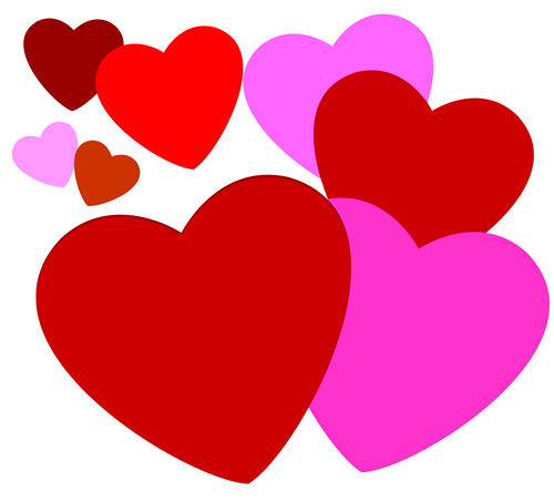 500x452 Valentine Hearts Clip Art Valentine Week 6
