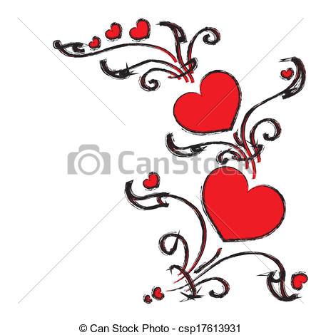 450x470 Hearts Design Vectors