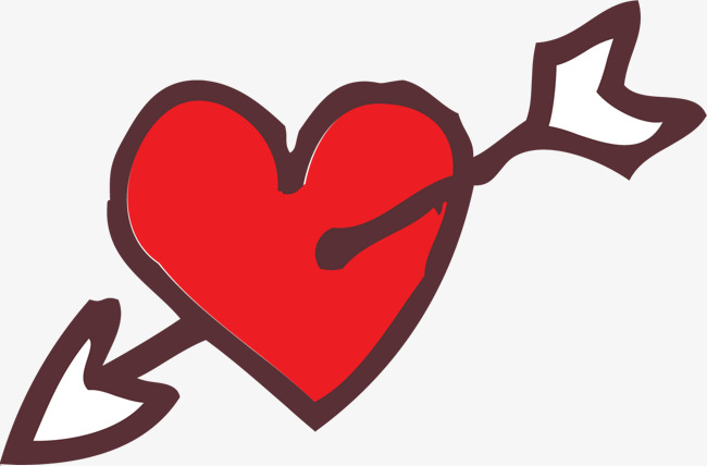 650x428 Painted An Arrow Through The Heart., Hand, Gules, Vector Diagram