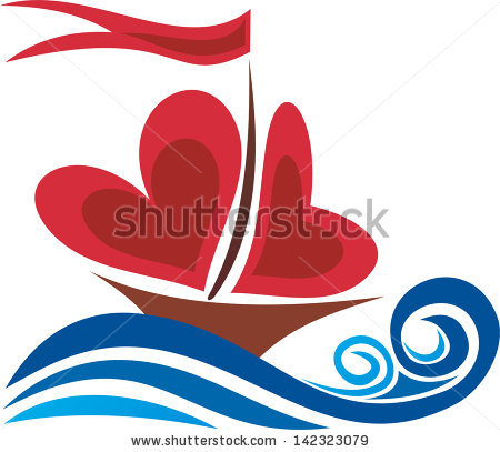 450x407 Wave Clipart Heart
