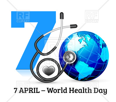 400x351 World Heart Day Background With Globe Royalty Free Vector Clip Art