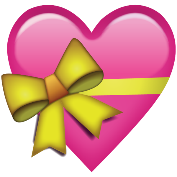 600x600 Download Pink Heart With Ribbon Emoji Png. You'D Give That Special