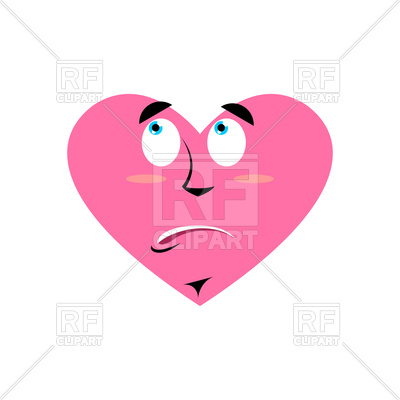 400x400 Heart Urprised Emoji Royalty Free Vector Clip Art Image