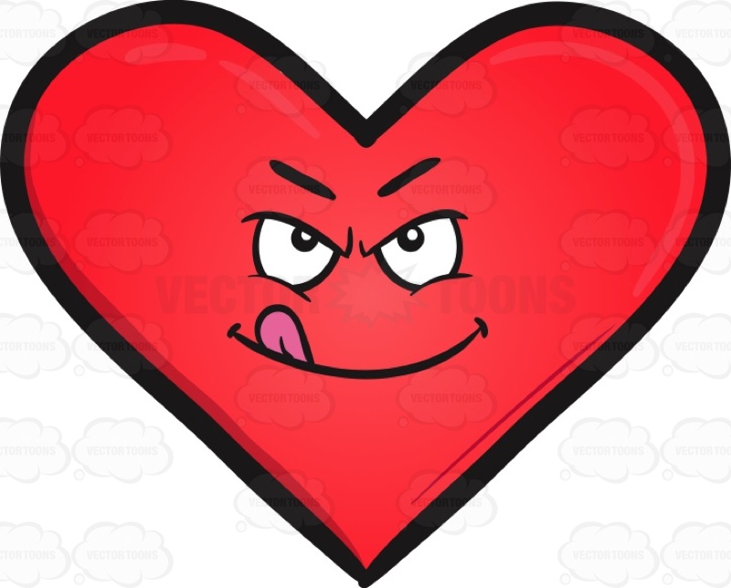 800x644 Ready To Rumble Heart Emoji Cartoon Clipart Vector Toons