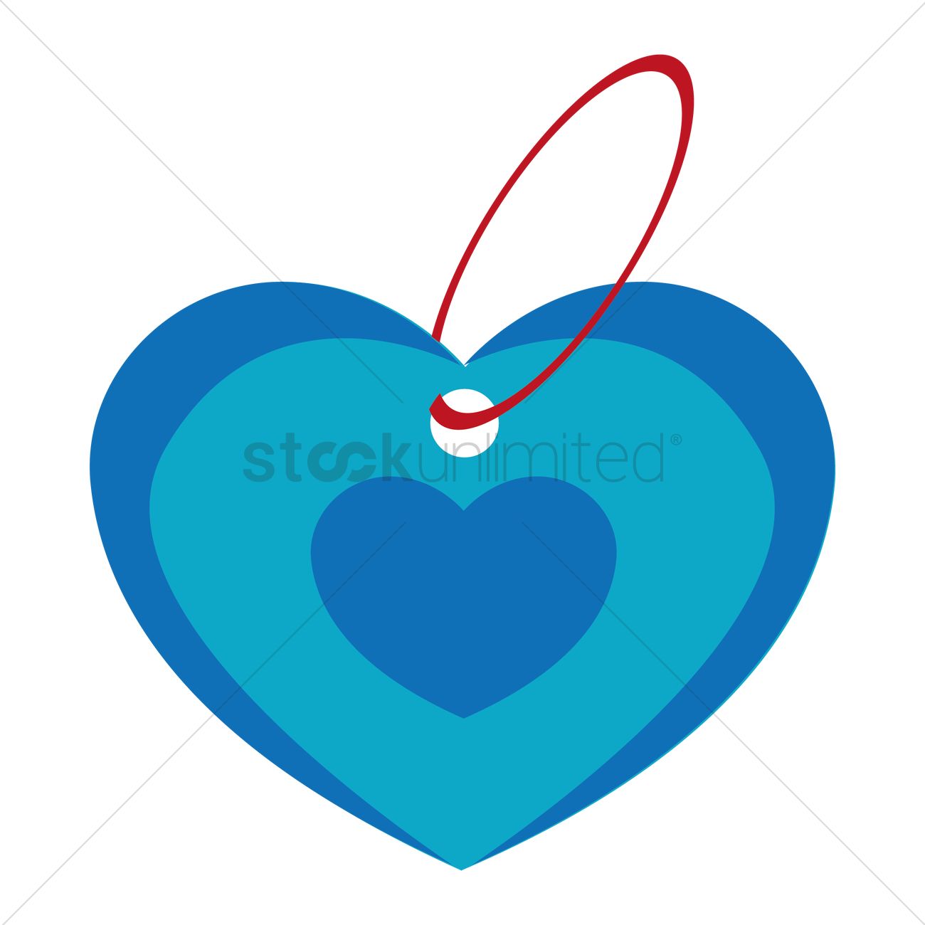 1300x1300 Free Heart Locket Vector Image