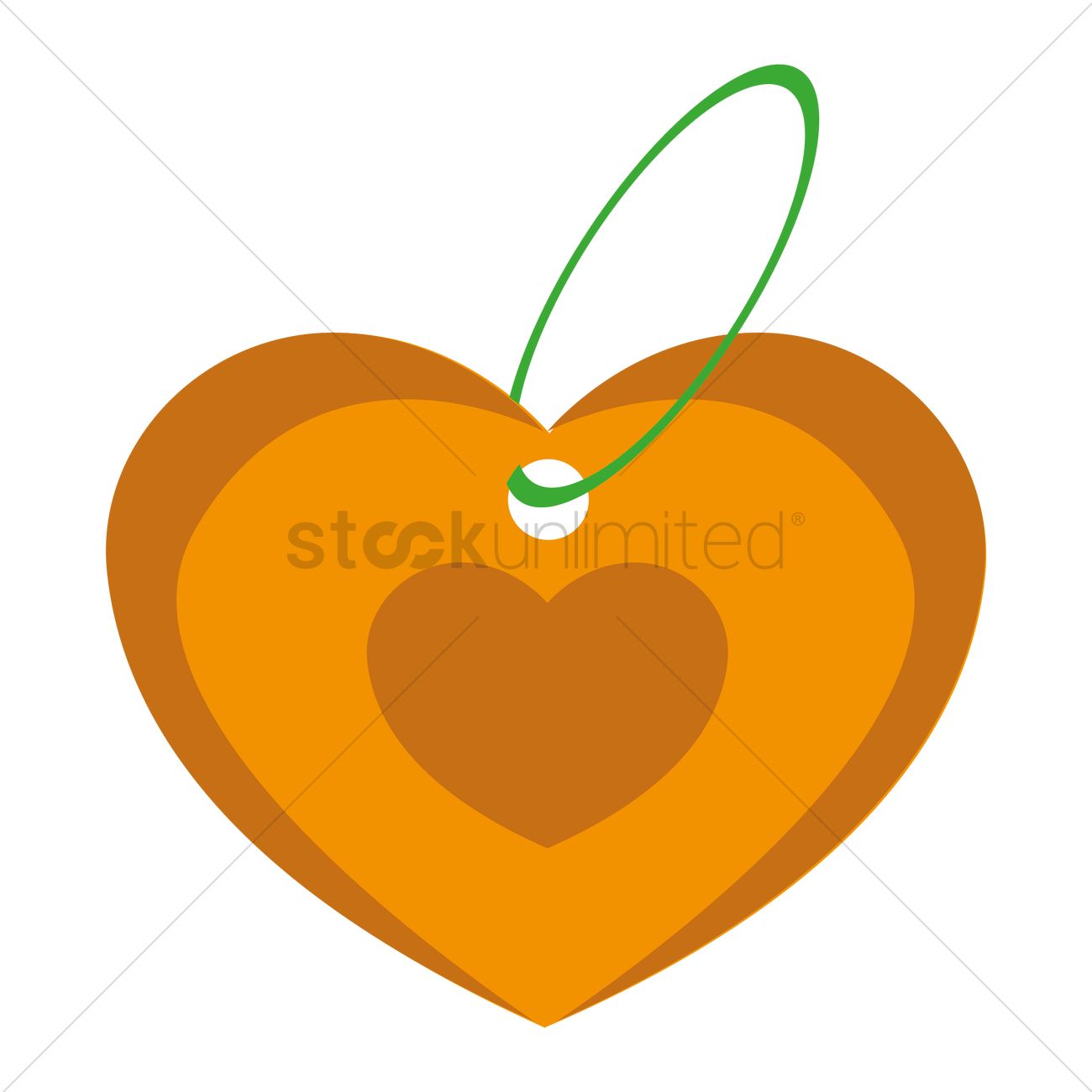 1300x1300 Free Heart Locket Vector Image