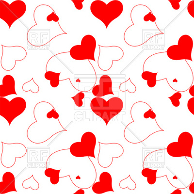 400x400 Heart Pattern Royalty Free Vector Clip Art Image