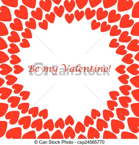 450x470 Design Red Heart Spiral Movement Background. Valentines Day