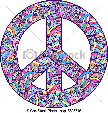 450x470 Peace Sign Clipart Purple