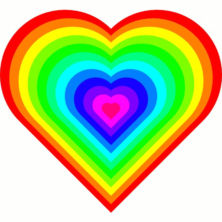 720x720 Colorful Clipart Heart
