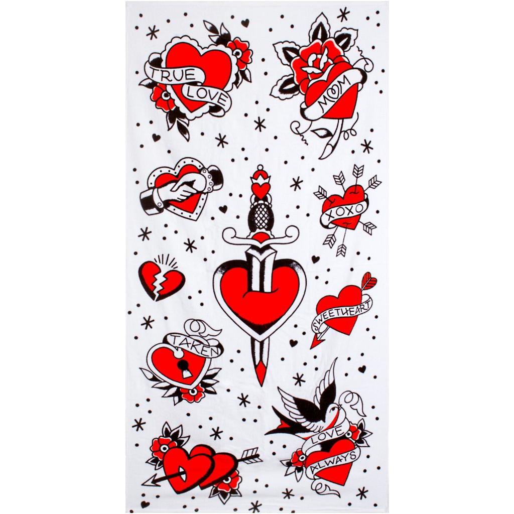 1024x1024 Rockabilly Heart Tattoo Clipart