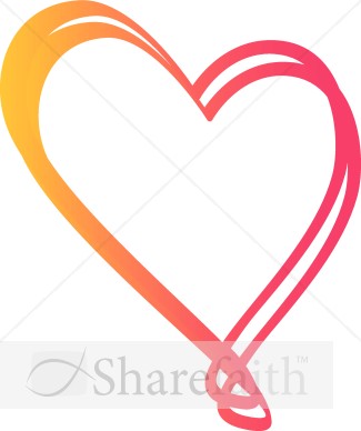 325x388 Pinkish Fun Heart Valentines Day Clipart