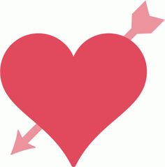 236x239 Valentine Red Heart With Arrow Png Clipart Valentines Clip