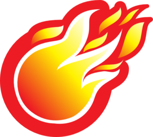 299x267 Fire Ball Icon Clip Art