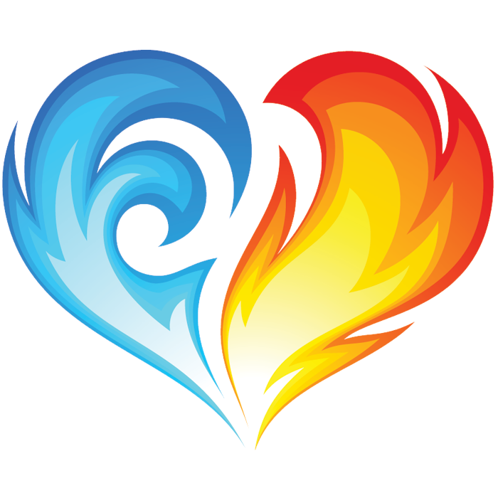 700x700 Fire Clipart Heart