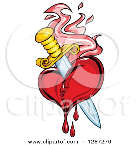 450x470 Royalty Free (Rf) Broken Heart Clipart, Illustrations, Vector