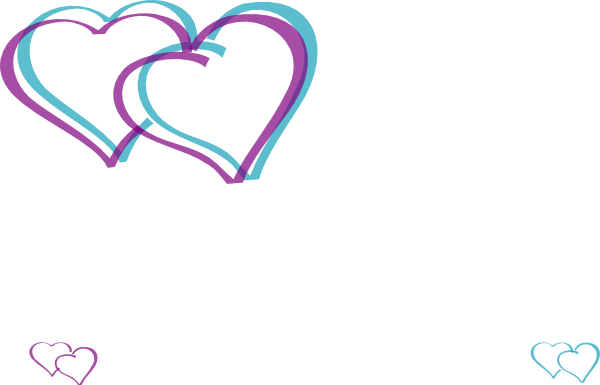 600x385 Double Hearts Clip Art