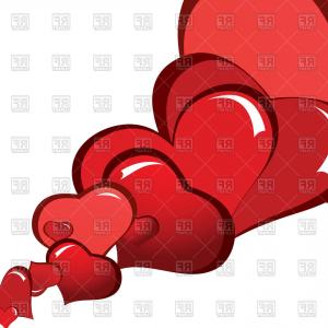 300x300 Big Heart Of Little Hearts Valentine Day Vector Clipart Lazttweet