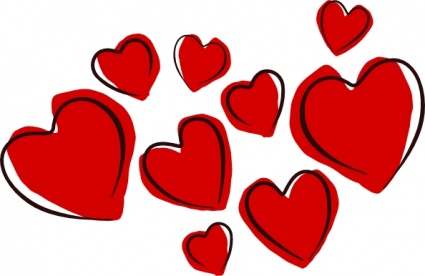 425x276 Hearts Graphics Clipart
