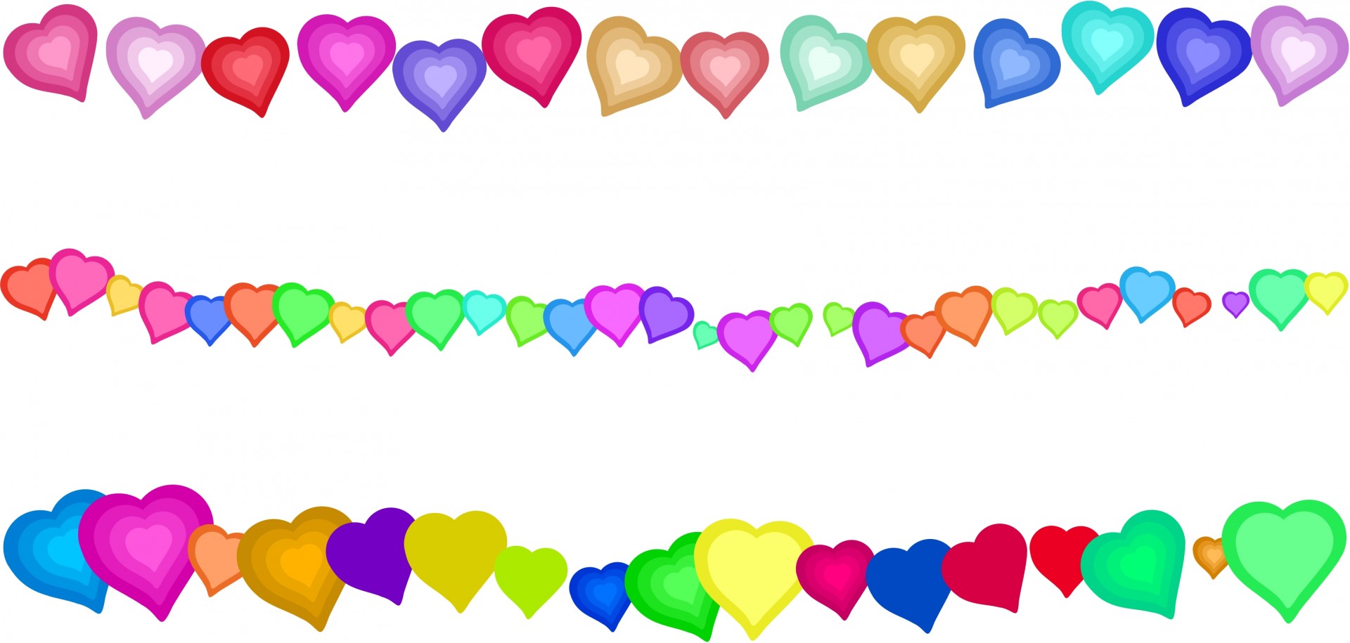 1920x915 Marvelous Hearts Border Clip Art Candy Heart Page And Vector