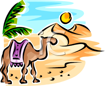 350x287 Clipart Hot Heat Desert