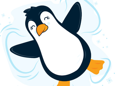 400x300 Clipart Penguin In Heaven Angel Clip Art