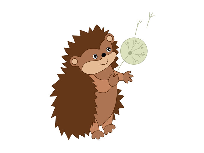 680x511 Musical Hedgehog Cliparts