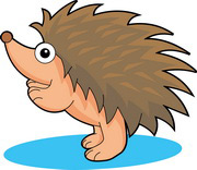 180x156 Free Hedgehog Clipart