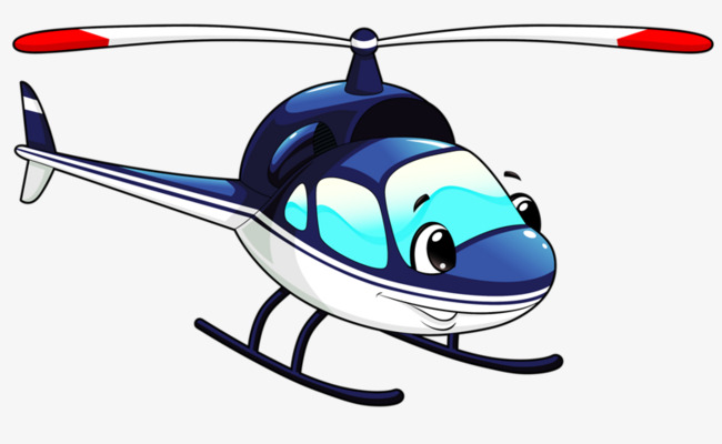 650x400 Cartoon Helicopter, Cartoon, Helicopter, Lifelike Png Image