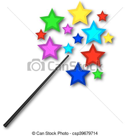 450x470 Hell, Magischer Zauberstab, Sternen. Sternen, Magisches, Vektor