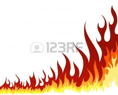 400x320 Coolest Fire Border Clip Art