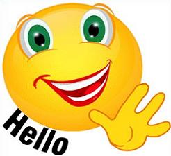 246x225 Free Hello Clipart